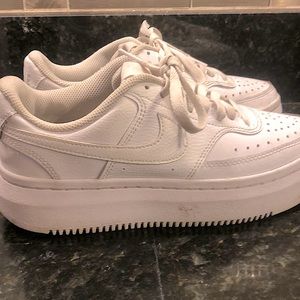 White Nike Court Vision